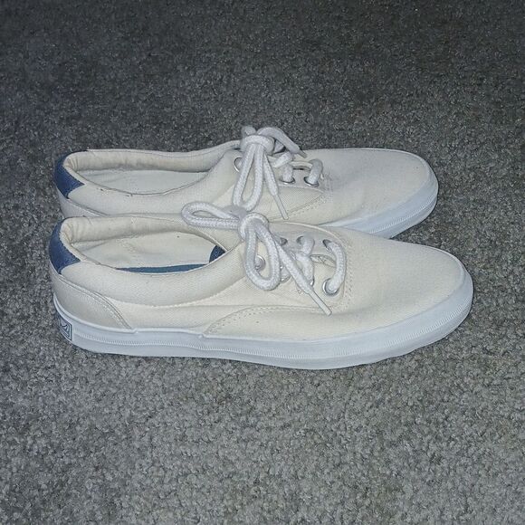 Sperry Top Siders Marine ivory color boat shoes Sz 5 EUC - Picture 6 of 11